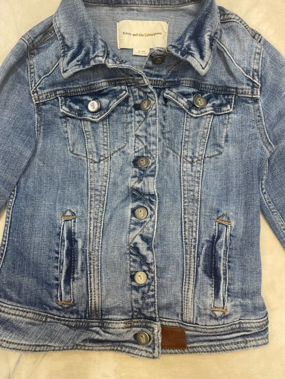 Anthropologie Pilcro and the Letterpress Light Blue Denim Jacket Women’s XS - Picture 2 of 8